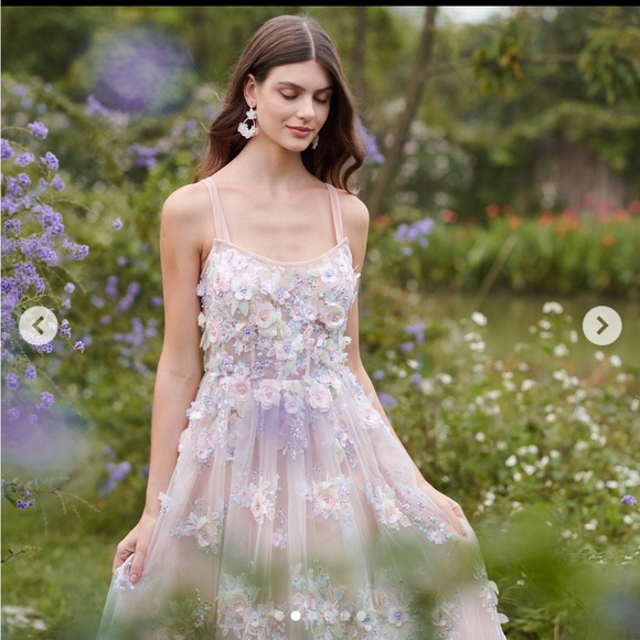 NWOT AW Bridal Littie Dress Rose Quartz - Picture 1 of 7